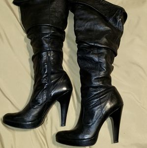 Jessica Simpson high heeled boots